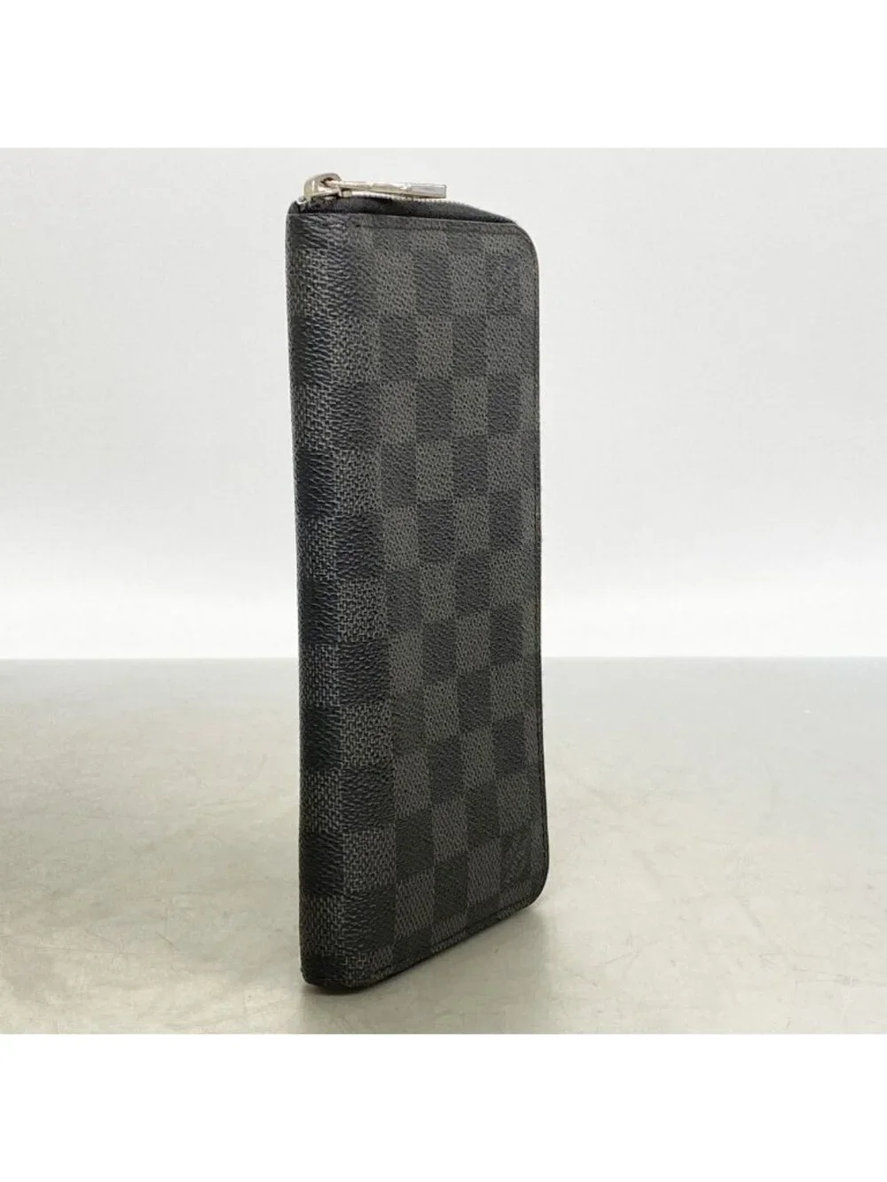 Louis Vuitton Wallet Damier Graphite Zippy Vertical Black